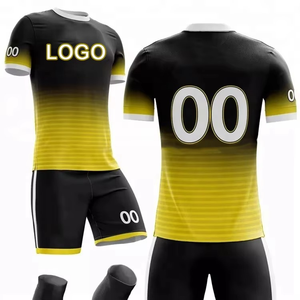 Top Tendance Haute Qualité Impression Sublimée Jeunes Uniformes De Football Décontractés Kits De Football Ensemble Complet Kit De Football À Séchage Rapide - Product Image 2