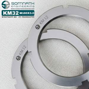 Tuercas de bloqueo KM32 de alta calidad M160X3.0 Tuerca de bloqueo de eje de rodamiento métrico de precisión para montaje seguro de acero inoxidable - Product Image 6