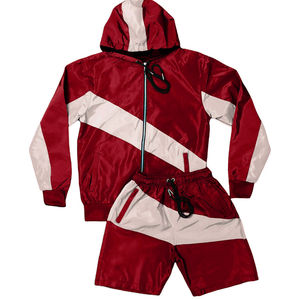 Conjunto de Anorak cortavientos de talla grande con estampado personalizado para hombre, transpirable, ligero, sostenible, para adultos, respetuoso con el medio ambiente, otoño - Product Image 3