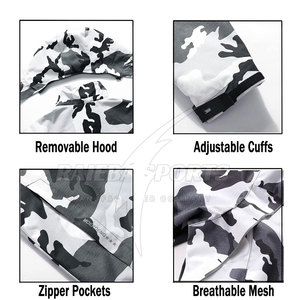 Veste d'hiver pour homme de haute qualité, réversible, coupe-vent, respirante, imperméable, écologique, en toile, col montant, service OEM - Product Image 5