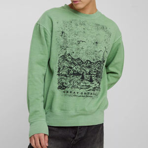 Nouveauté Sweat-shirt d'hiver pour homme de marque personnalisée 100% coton polaire numérique de haute qualité Couleurs personnalisables Logo Prix bas - Product Image 1