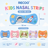 Bandes nasales sportives personnalisées pour soulager le ronflement, produit de santé, couleur et emballage personnalisables, bande adhésive pour le soin du nez pour enfants