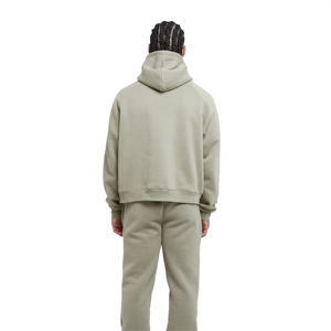 100% Cotton Winter Fleece Men's <b>Hoodies</b> Personalized Solid Pattern Embroidered Thermal Pullover High Quality Sweatshirts Custom - Product Image 2