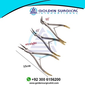 Suppression temporaire des facettes dentaires Pince dentaire Extracteur de couronnes Forceps Thérapie dentaire Outil chirurgical de dentisterie Pointe en caoutchouc pour autoclave - Product Image 2