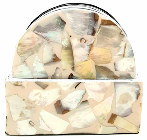 Posavasos con incrustaciones de fregona y logotipo personalizado con estilo, juegos de té y café, almohadillas decorativas con incrustaciones de resina para mesa, las mejores alfombrillas y almohadillas con incrustaciones de perlas madre - Product Image 3