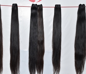 Unprocessed Bundle Virgin Straight Vietnamese Natural Color Hair Black Women Machine Double Weft Processing None Human Hair - Product Image 5