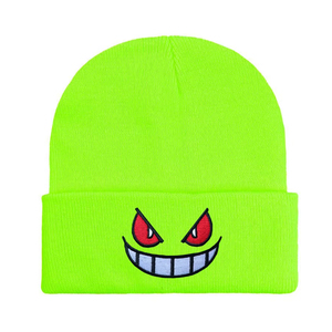 Vente en gros de bonnets brodés Bonnets tricotés d'hiver Bonnets chauds brodés personnalisés au design unique - Product Image 4