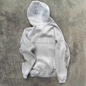 Men's Sweatshirt & Joggers Tracksuit <b>Set</b> Tracksuit with Hood and Trousers Hip-Hop Streetwear Men's Tracksuit Cotton Sweatsuit - Product Image 3