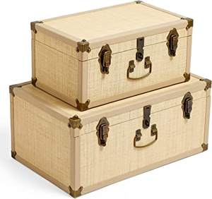 Conception imprimée Look Antique nouveau coffre en métal boîte de rangement poubelle longue durée maison chiffons stockage utilisation en gros prix pas cher - Product Image 4