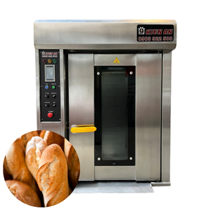 Horno rotativo listo para enviar Horno de pizza de 8 bandejas con carro Altuntop 460X720 Tamaño de bandeja Horno Panadería Hecho en Vietnam - Product Image 1