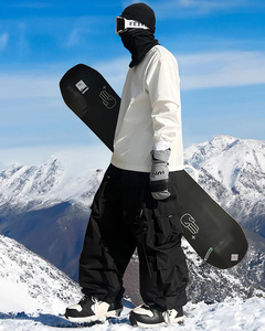 Pantalon de ski ample de haute qualité, coupe ample, respirant, imperméable, taille plus, jambe large, imprimé, 100% polyester - Product Image 2