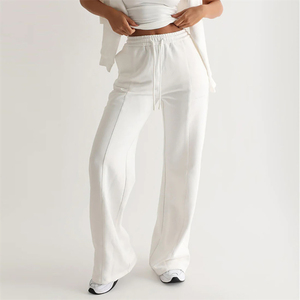 Pantalones Holgados de Forro Polar con Cintura Elástica de Alta Calidad OEM ODM para Mujer, Casuales, Sueltos, de Invierno, a Precios Razonables - Product Image 2
