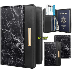 Wholesale Custom Logo RFID PU Leather <b>Passport</b> <b>Cover</b> Multifunction Travel Wallet Souvenir Sublimation Technique for <b>Personalised</b> - Product Image 6