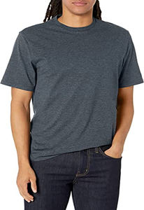 Camiseta de gimnasio de media manga para hombre de poliéster 100%, cómoda, elástica, de talla grande, diseño de logotipo personalizado, Camiseta deportiva transpirable - Product Image 5