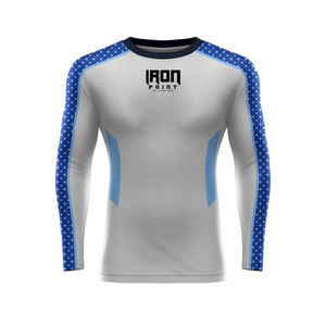 ชุดใส่เล่นฟิตเนสแขนยาวสีพื้นระบายอากาศได้ดีสำหรับผู้ชาย - Product Image 1