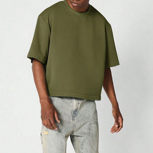 Nueva Colección 2025: Camisetas de Manga Corta para Hombre, 100% Algodón, Corte Holgado, Ecológicas y Transpirables, Venta al Por Mayor - Product Image 3