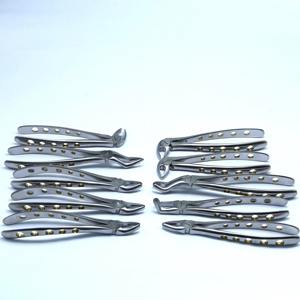 Juego Profesional de 10 Piezas de Pinzas para Extracción de Raíces Dentales, Instrumentos Manuales de Acero para Extracción de Raíces - Product Image 5