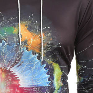 Servicio OEM precio al por mayor hombres sudaderas con capucha 100% algodón invierno ecológico transpirable secado rápido hecho a medida de alta calidad - Product Image 4