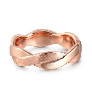 Anillo de Boda para Hombre de Plata de Ley con Diseño Entrelazado de Amor Irrompible Jeulia - Product Image 1