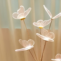 Lámpara de Pie LED Acrílica con Forma de Mariposa, Luz para Pasillos, Decoración para Bodas, Fiestas y Eventos