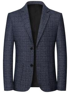 เสื้อเบลเซอร์ผู้หญิงทรงเข้ารูป สไตล์ลำลองสำหรับธุรกิจ ผ้ากำมะหยี่ทอเนื้อแน่น สีพื้น ติดกระดุมเม็ดเดียว ระบายอากาศได้ดี สีสันปรับแต่งได้ สำหรับฤดูใบไม้ผลิและฤดูใบไม้ร่วง - Product Image 5