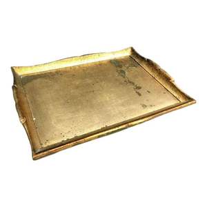 Ensemble de deux plateaux de service pour ustensiles de cuisine écologiques au design vintage, plats et plateaux rectangulaires fabriqués à la main - Product Image 6