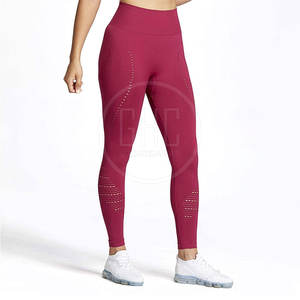 Most Popular Women's Slim Fit Active Fitness <b>Leggings</b> with Elastic Waist Solid <b>Pattern</b> Private Label Fitness <b>Leggings</b> - Product Image 5