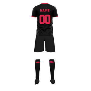 Ensembles d'uniformes de football sur mesure de haute qualité 100% polyester séchage rapide pour la vente en gros d'entraînement d'équipes - Product Image 4