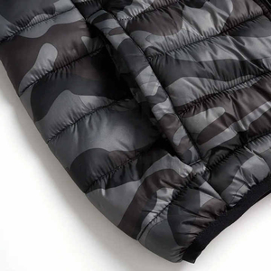 Mens warm puffer jacket fashion lightweight <b>padded</b> coat outdoor casual daily wear custom design factory - Product Image 6