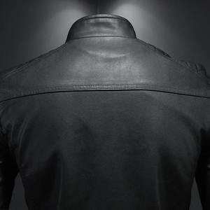 Customized Leather <b>Jacket</b> for <b>Men</b> Pakistan Manufacture Leather <b>Jacket</b> for <b>Men</b> Premium Leather <b>Jacket</b> - Product Image 5