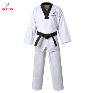 Kimono de Jiu Jitsu a Precio Razonable, Conjuntos de Uniformes de Taekwondo, Logotipo Frontal Personalizado, 100% Algodón, Ligero, Ecológico, Ropa de Artes Marciales - Product Image 1