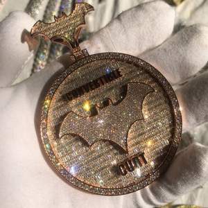 Mossinate de buena calidad colgante personalizado Cabeza de Vaca plata esterlina Animal joyería D Vvs Moissanite colgante - Product Image 2