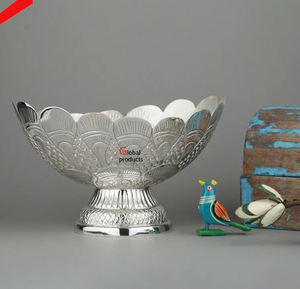 Tazón de servir de plata y oro de buena calidad para hoteles, restaurantes y bares - Product Image 3