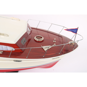 CHRIS CRAFT COMMANDER 1954 BARCO MODELO DE MADERA-ARTESANÍA MODELO DE BARCO DE VELOCIDAD MODERNO PARA DECORACIÓN HECHO EN VIETNAM-NUEVA TENDENCIA 2024 - Product Image 5