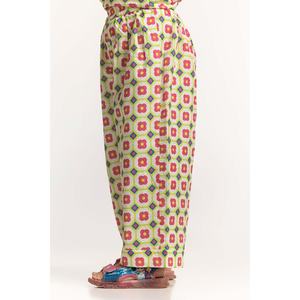 กางเกงขายาวเอวสูงทรงขาบานสำหรับผู้หญิง รุ่น TG-TRC-SS24-306 ระบายอากาศได้ดี เหมาะสำหรับใส่ทำงาน มีขอบเอวยางยืด ตกแต่งด้วยลวดลาย - Product Image 2