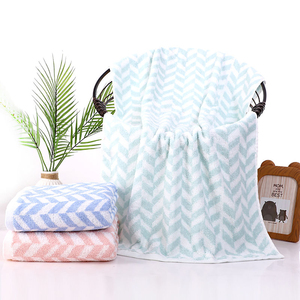 Ensemble de serviettes de bain en coton biologique 100% personnalisé, prix d'usine OEM, design de qualité, serviette de bain - Product Image 6