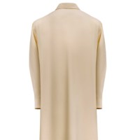 Abaya pour hommes musulmans grande taille, longueur cheville, en tissu tricoté polyester/coton de haute qualité, vêtement islamique tendance pour l'automne