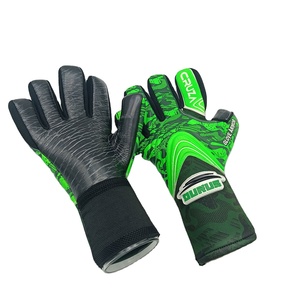 Protective High Quality Waterproof Breathable PU Leather Goalkeeper Gloves Full Finger Lightweight Design Adjustable Wrist <b>Strap</b> - Product Image 2
