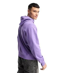 Pull à capuche à manches longues 100% coton mélangé pour hommes respirant brodé automne séchage rapide confortable à porter - Product Image 3