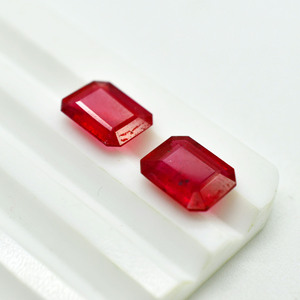 Alta Qualidade Pigeon Blood Rubi Gemstone Natural Octagon Facetado 8X10 MM Tamanho Todos os Tamanhos Disponíveis Diamante Material - Product Image 1