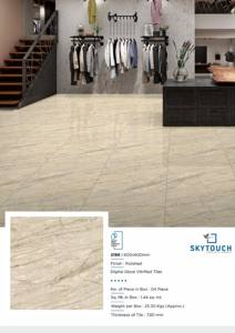 Brun foncé de haute qualité ressemble à des carreaux de porcelaine Carrelages de sol de salon 600x1200 pour villa - Product Image 3