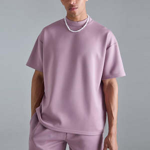 Camiseta de Cuello Redondo de Manga Corta para Hombre, 100% Algodón, Tejido de Punto, Lavado Vintage, Corte Regular, Impresión Digital, Alta Calidad 2025 - Product Image 3