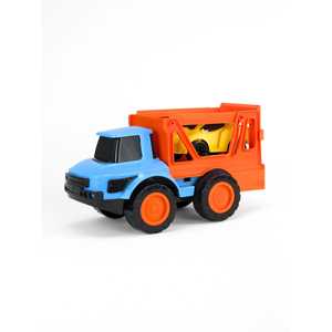 Camión de Juguete UATOYS Rambo con Remolque, de Metal y Plástico, con Mini Auto Deportivo para Niños, Material de Aleación, Funciona por Fricción - Product Image 1