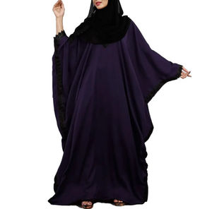 Allover patrón moda impreso largo de talla grande Abaya vestido islámico musulmán desgaste boda damas elegante Abayas para niñas - Product Image 1