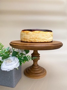 Vente à l'exportation Support à gâteau rond moderne en bois lavable au lave-vaisselle de haute qualité pour mariage, anniversaire et présentoir à desserts - Product Image 4