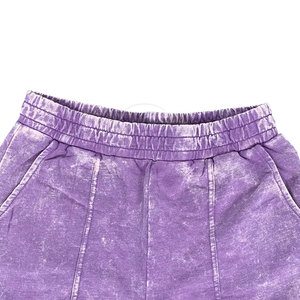Pantalones cortos lavados con ácido de estilo único para mujer, pantalones vaqueros hechos a medida para mujer, pantalones cortos vaqueros de Color sólido para mujer - Product Image 2
