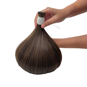 Extensiones de cabello crudo vietnamita a granel de onda profunda suelta recta Natural de la más alta calidad Paquetes de extensión de cabello - Product Image 5
