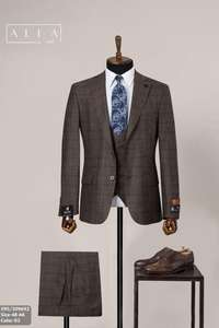 Costume pour homme Sharp Look 80 Laine 20 Polyester Slim Fit pour les affaires et les présentations - Product Image 5