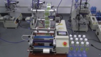Etiquetadora Semiautomática de Escritorio para Etiquetas Adhesivas, Máquina Etiquetadora de Botellas Redondas