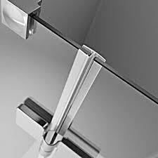 LACONICA Fourniture d'usine moderne Poignée en acier inoxydable Boîtier de salle de bain Charnière sans cadre en verre trempé Salle de douche 5 ans - Product Image 6